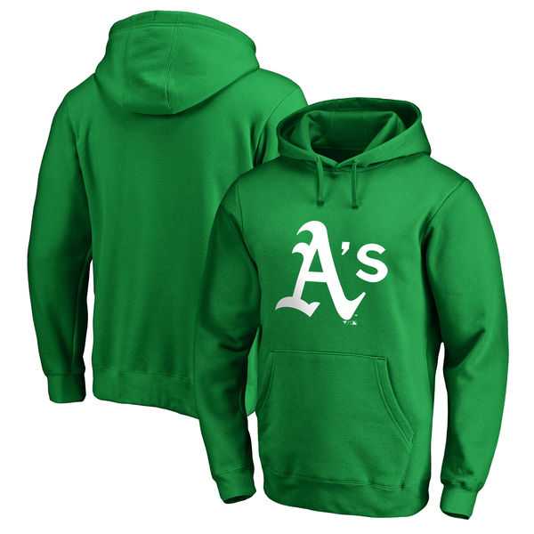 Men's Oakland Athletics Fanatics Branded Kelly Green St. Patrick's Day White Logo Pullover Hoodie,We sell and wholesale Men's Oakland Athletics Fanatics Branded Kelly Green St. Patrick's Day White Logo Pullover Hoodie on line form chian!